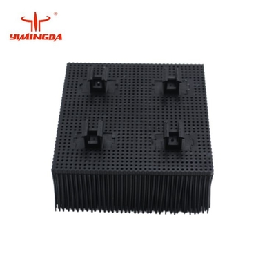 강모 자동절단기 부품은 100x100x42mm 폴리 소재 파란색 / 흑색 컬러를 솔질합니다