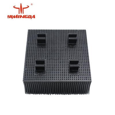 강모 자동절단기 부품은 100x100x42mm 폴리 소재 파란색 / 흑색 컬러를 솔질합니다
