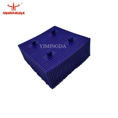 부품 번호 92911003 브리스틀 1.6" 나일론 - 사각 발 파란색 자동 재단기용